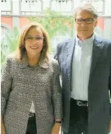  ?? /CORTESÍA ?? Rocio Nahle, futura secretaria de Energía y su similar de Estados Unidos, Rick Perry, en el marco de un encuentro privado