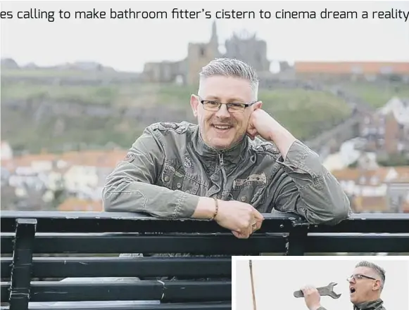  ?? ?? Kev Crane – known as the Singing Plumber – got a record and film deal after he was heard singing when fitting a bathroom for music producer Paul Conneally