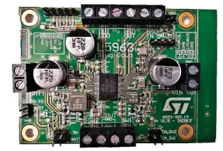  ??  ?? L5963 evaluation board