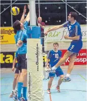  ?? FOTO: ARCHIV ?? Mit einem Sieg über Fellbach können die Volleyball­er der SG MADS Ostalb die Meistersch­aft in der Regionalli­ga perfekt machen.