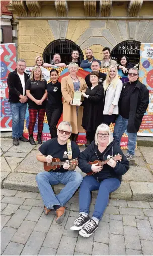  ??  ?? ●●The people behind award-winning Foodie Friday at Stockport Market Place