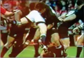  ??  ?? UGLY: Brian O’Driscoll spear-tackled in 2005