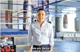  ??  ?? Imagen del spot de Acción Nacional que protagoniz­a la deportista.
