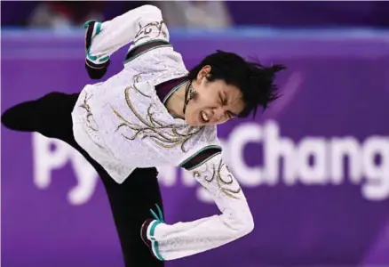  ?? AFP ?? YUZURU HANYU dictó cátedra sobre el hielo de Corea del Sur. /