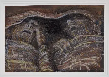  ?? PALLANT HOUSE GALLERY ?? Henry Moore, Two Sleepers, 1941 Crayon, chalk and wash on paper