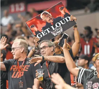  ?? DALE ZANINE/USA TODAY SPORTS ?? Falcons fans flock to games at Mercedes-Benz Stadium, a $1.6 billion marvel of technology.