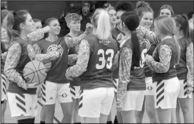  ?? Photo by Gerren Smith ?? SUCCESSFUL YEAR OF HOOPS: The Ouachita Lady Warriors finished the 2020-2021 basketball season with success as one of the elite teams in Class 1A led by head coach Corey Brown.