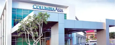  ??  ?? File photo shows the Columbia Asia Hospital in Seremban, one of the hospitals under Columbia Pacific’s portfolio.