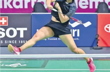  ?? PTI ?? ■ Saina Nehwal has lost her last 10 matches against world No 1 Tai Tzu Ying, her opponent in the final of the Denmark Open.