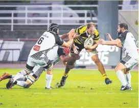  ?? Photo Icon Sport ?? Contre Provence Rugby, les Landais de Leandro Cedaro veulent confirmer leur bon résultat décroché sur la pelouse d’Aguilera.