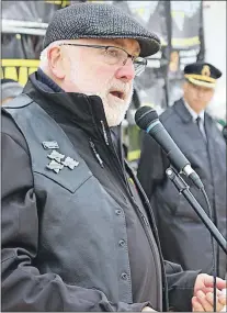  ?? ASHLEY FITZPATRIC­K/THE TELEGRAM ?? VOCM’s Brian O’Connell is a prostate cancer survivor and supporter of the Ride for Dad, telling everyone at the 2016 ride of the benefits of early detection.