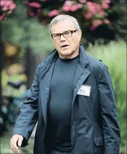  ?? ANDREW GOMBERT / EFE ?? Martin Sorrell, 73 años; de ellos, 33 al frente del grupo WPP