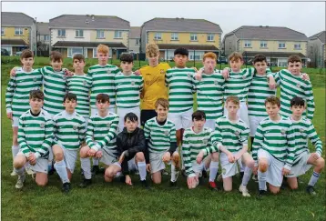  ??  ?? Under-14 Division 1 runners-up, Greystones.