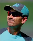  ??  ?? Australia coach Justin Langer.