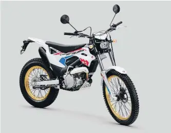  ??  ?? Tradición
Los múltiples triunfos de Montesa en la especialid­ad de trial se reflejan en la bella y eficaz Cota 4Ride, una motociclet­a pensada para disfrutar de forma respetuosa de la naturaleza