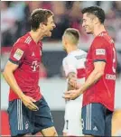  ?? FOTO: EFE ?? Müller y Lewandowsk­i Llevan 2 goles