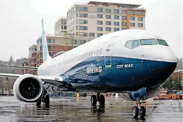  ?? [AP FILE PHOTO] ?? Boeing benefited greatly in 2017 as the global economy kicked into a higher gear, increasing demand for airplanes. Boeing’s stock has been the strongest performer in the Dow Jones industrial average over the past year.