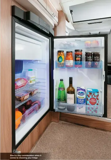  ??  ?? Size is a key considerat­ion when it comes to choosing your fridge