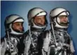 ?? THE ASSOCIATED PRESS ?? Virgil I. Grissom, left, John Glenn and Alan Shepard seen in May 1961.