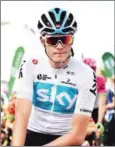  ?? AFP GLYN KIRK/AFP ?? Chris Froome waits at the start of the 77km final stage of the Tour of Britain in September.