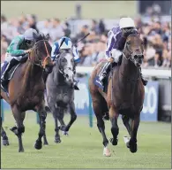  ?? PICTURE: PA ?? FLASHBACK:
Magna Grecia ridden by jockey Donnacha O’Brien wins last year’s 2000 Guineas at Newmarket.