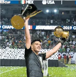  ?? IMAGO7 ?? Jiménez fue nombrado Mejor Jugador de la Copa Oro.