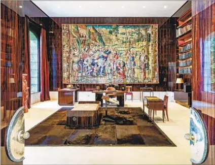  ?? Anthony Barcelo ?? THE MANSION owned by Eva Chow was designed to showcase an extensive art collection.