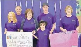  ?? SUBMITTED PHOTO ?? Members of Team Rankin – Jadelyn Lynch, Joyce Rankin, Jordan Rankin, Lillian Rankin-MacLeod, Edward “Butch” Cyr, and Brandan Rankin – of Pictou are shown posing for a team picture prior to last year’s Walk for ALS. This year the ALS WalkStrong 2017...