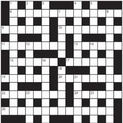  ??  ?? PRIZES of £20 will be awarded to the senders of the first three correct solutions checked. Solutions to: Daily Mail Prize Crossword No. 15,681, PO BOX 3451, Norwich, NR7 7NR. Entries may be submitted by second-class post. Envelopes must be postmarked...