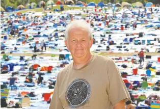  ?? DAVID BLOOM FILES ?? Terry Wickham in 2013 — happier times for the Edmonton Folk Music Festival.