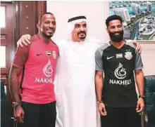  ?? Courtesy: Organiser ?? Shabab Al Ahli Dubai Club has announced a new sponsorshi­p agreement with Dubai-based property developer Nakheel.