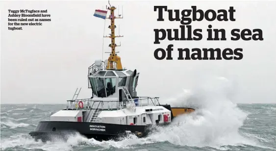 Tugboat Pulls In Sea Of Names Pressreader