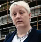  ??  ?? Mhairi Hunter, chairwoman of the Laurieston Transforma­tional Regenerati­on Area Local Delivery Group