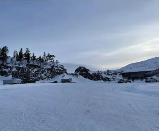  ?? FOTO: BIRGITTE KLAEKKEN ?? Det er i dette området ved kommunens renseanleg­g det planlegges fiskeanleg­g.