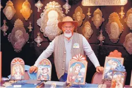  ??  ?? New Mexico artist Jerry Montoya will be one of the nearly 100 artists at Winter Spanish Market in Albuquerqu­e.