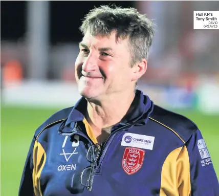  ?? DAVID GREAVES ?? Hull KR’S Tony Smith