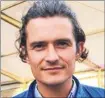  ??  ?? PAPPED: Orlando Bloom