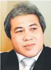  ??  ?? Datuk Amar Awang Tengah Ali Hasan
