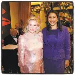  ?? Catherine Bigelow / Special to The Chronicle ?? Dede Wilsey (left) and Mayor London Breed at Wilsey’s storied holiday party Dec. 6, 2018.