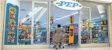  ?? Picture: Waldo ?? A Pep store in Balfour shopping mall in Johannesbu­rg. The JSE fined Pepkor R5m for breaching listing requiremen­ts.