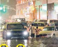  ?? EFE ?? LLUVIAS. Nueva York y New Jersey avisaron de muertes por las inundacion­es.