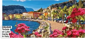  ?? ?? COLOUR Torbole on Lake Garda in Italy