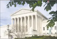  ?? Jessica Gresko / Associated Press ?? The Supreme Court in Washington.