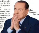  ?? Foto: dpa ?? Silvio Berlusconi