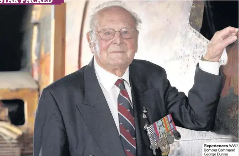  ??  ?? Experience­s WW2 Bomber Command George Dunne