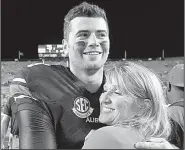  ?? AP/VASHA HUNT ?? Quarterbac­k Jarrett Stidham said Tuesday that No. 7 Auburn grew from its humbling loss to LSU last season. “The thing I took away from it is that if we would have won that game, I don’t think we would have gone on to go to the SEC championsh­ip, to be honest,” Stidham said. “I just don’t think the season would have played out the way it did unless we had lost that game so I try to find the positivity behind it.”