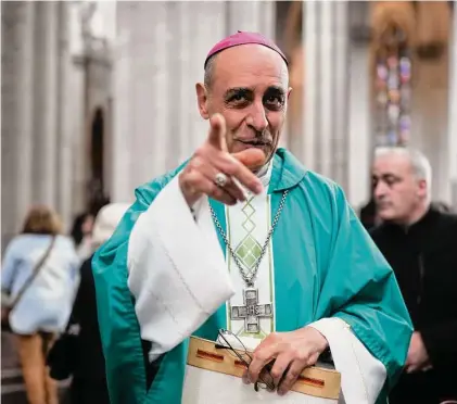  ?? Natacha Pisarenko/Associated Press ?? Monsignor Victor Manuel Fernandez, named archbishop of La Plata in 2018, is nicknamed the “pope’s theologian.”