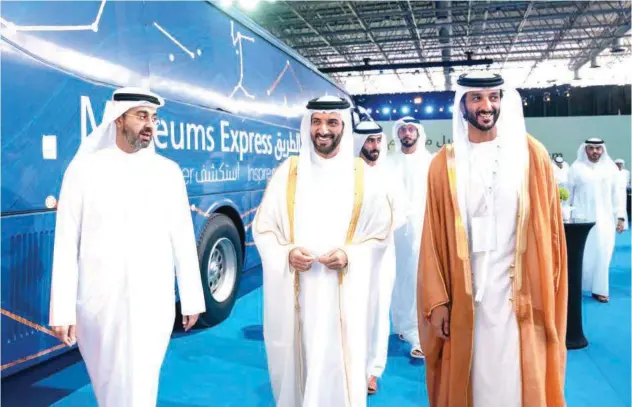  ?? ?? Sheikh Sultan Bin Ahmed Al Qasimi opens the Sharjah Internatio­nal Travel & Tourism Forum at the Sharjah Expo Centre on Thursday.