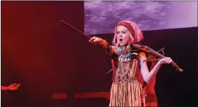  ?? SUBMITTED PHOTO ?? Lindsey Stirling interacts with the crowd on Monday night at Saratoga Performing Arts Center in Saratoga Springs.