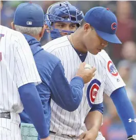  ?? GETTY IMAGES ?? Jose Quintana allowed one run and six hits in five-plus innings Monday.